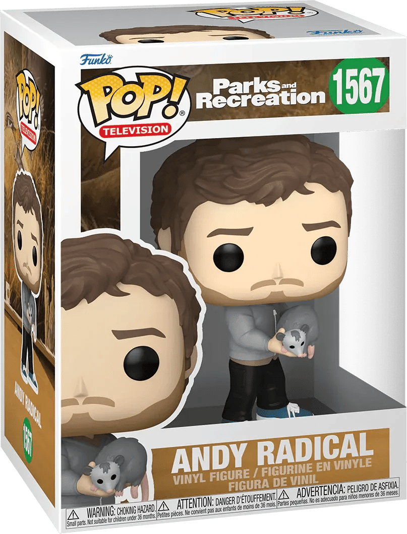 Funko Parks & Recreations: 15th Anniversary - Andy Radical Pop! Vinyl
