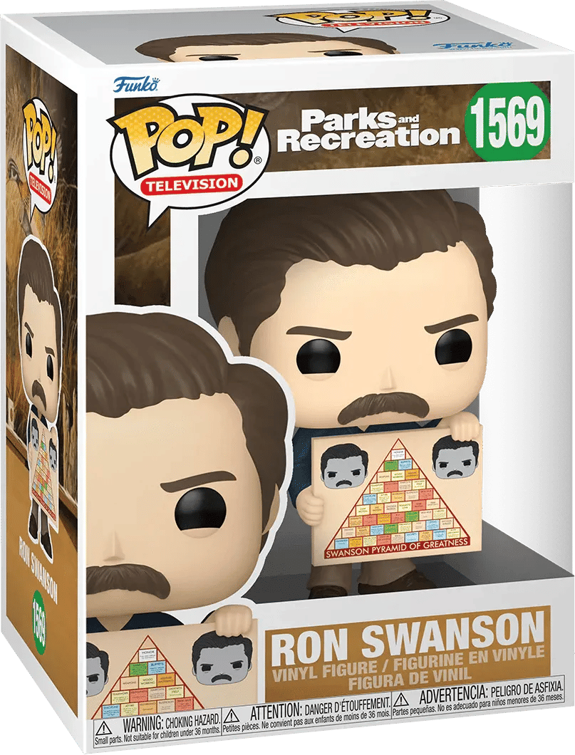 Funko Parks & Recreations: 15th Anniversary - Ron Swanson Pop! Vinyl