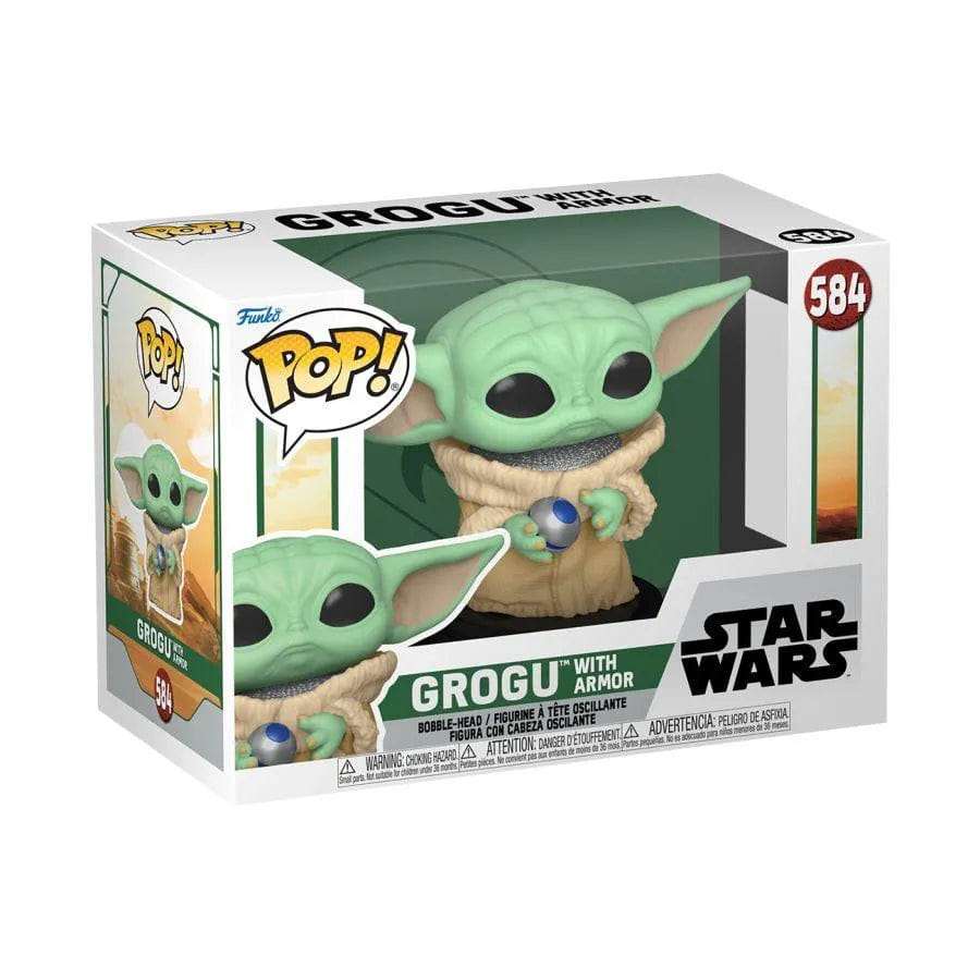 Funko Star Wars: Book of Boba Fett - Grogu with Armor Pop! Vinyl