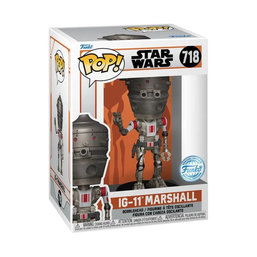 Funko Star Wars: Mandalorian - IG - 11 Marshall US Exclusive Pop! Vinyl [RS]