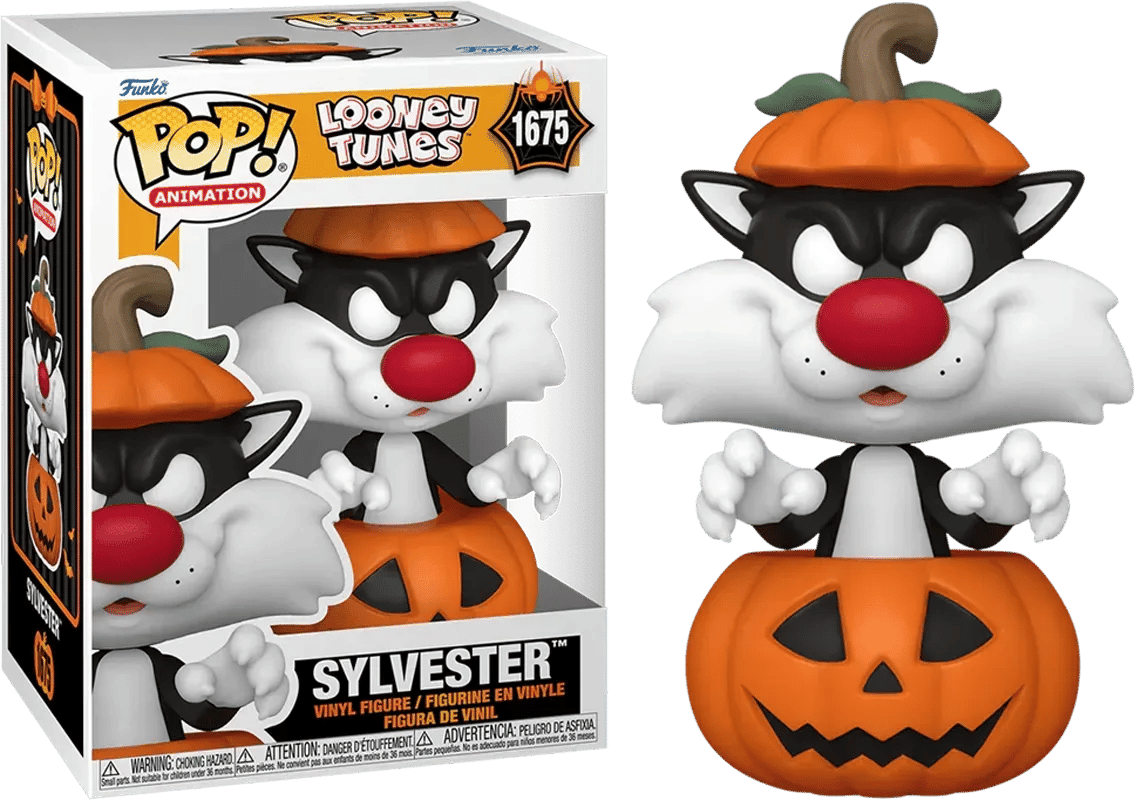 Funko Looney Tunes: Halloween - Sylvester in Pumpkin Pop! Vinyl