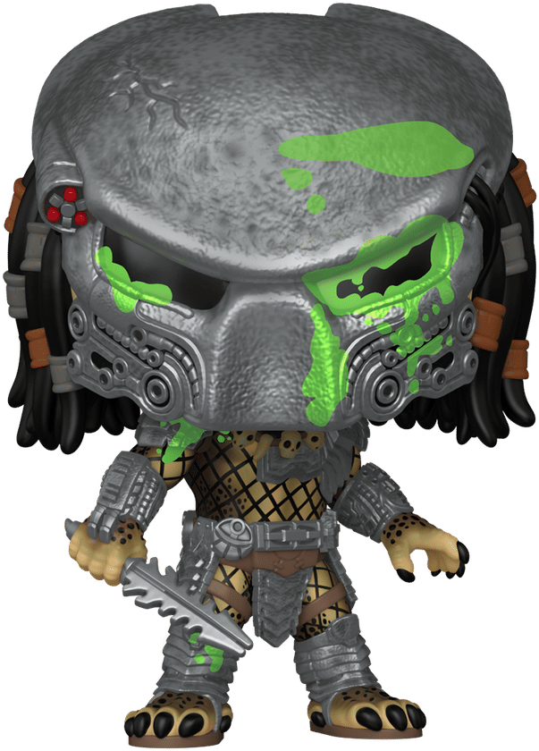 Funko Alien Vs Predator: Requiem - Bull Predator (Battle Damaged) US Exclusive Glow Pop! Vinyl [RS]