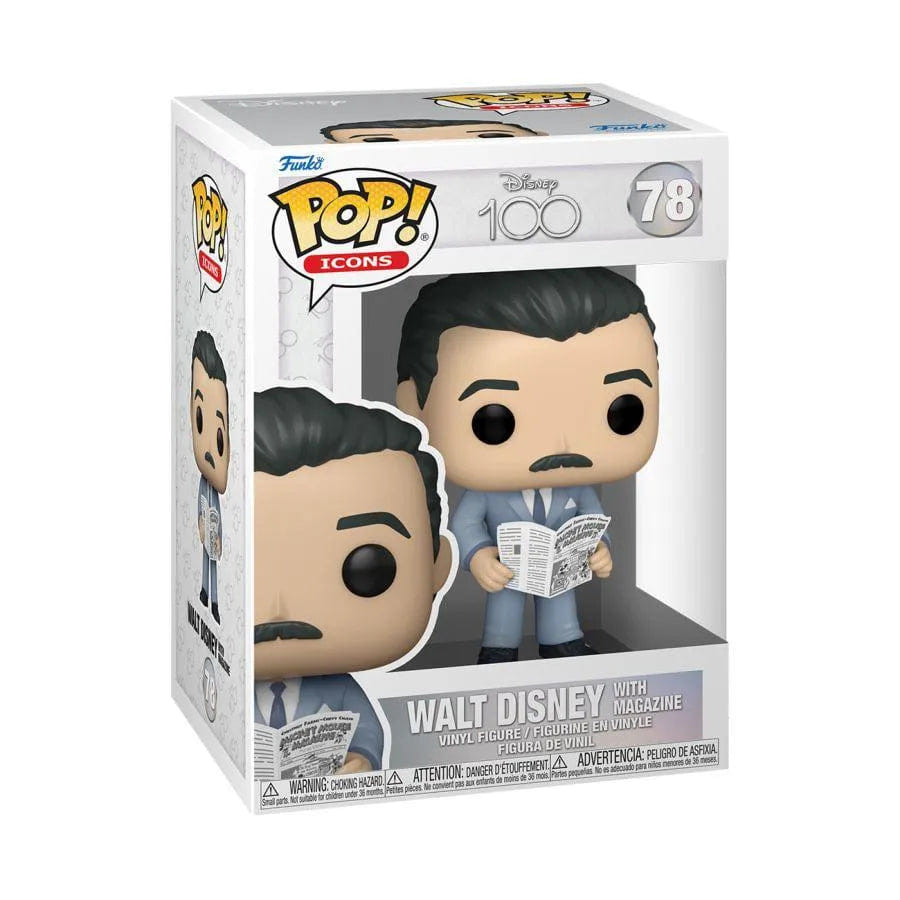 Funko Disney: D100 - Walt Disney with Magazine Pop! Vinyl