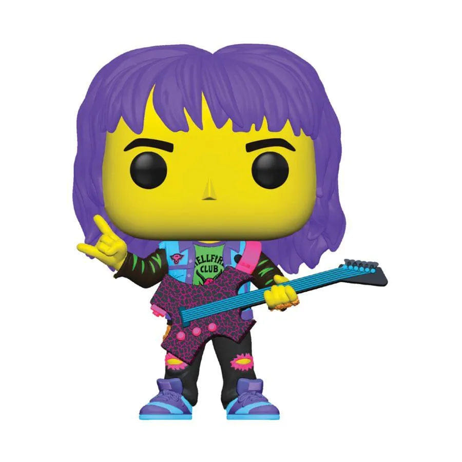 Funko Stranger Things - Eddie with Guitar US Exclusive Blacklight Pop! Vinyl [RS]