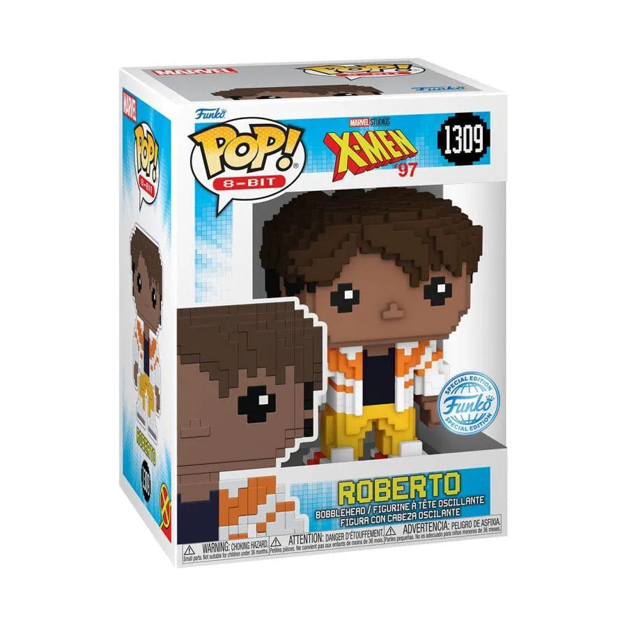 Funko X - Men ('97) - Roberto (Sunspot) US Exclusive 8 - Bit Pop! Vinyl [RS]