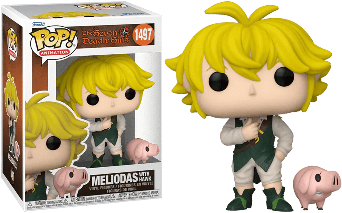 Funko Seven Deadly Sins - Meliodas (with Hawk) Pop! Vinyl
