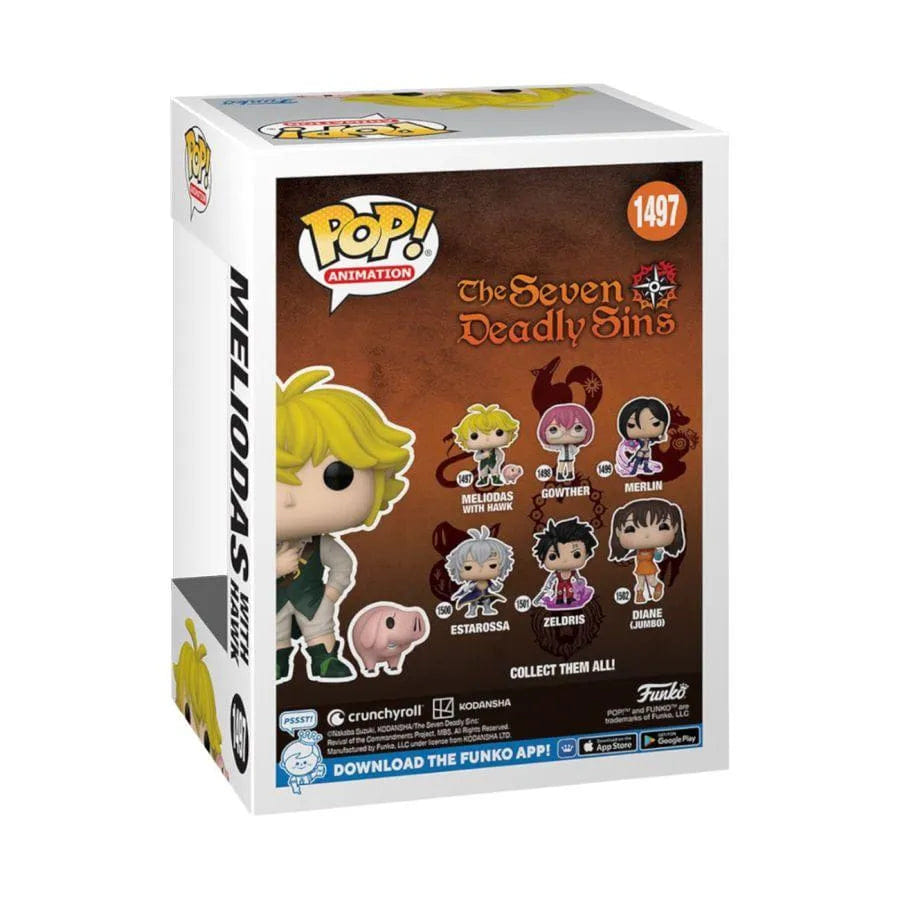 Funko Seven Deadly Sins - Meliodas (with Hawk) Pop! Vinyl