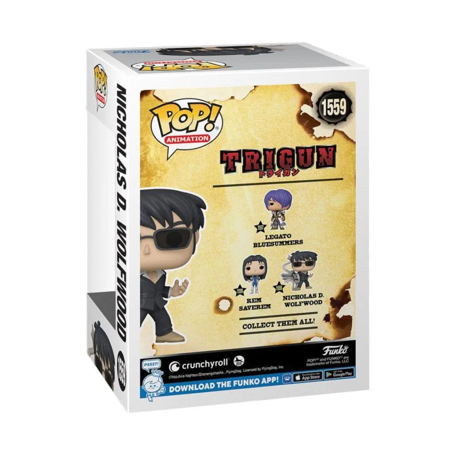 Funko Trigun - Nicholas Wolfwood w/Punisher Pop! Vinyl