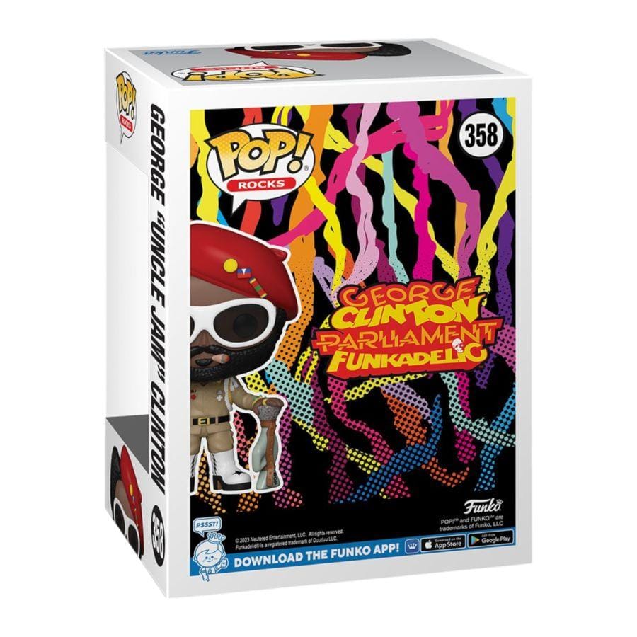 Funko Parliament - Funkadelic - George Uncle Jam Clinton Pop! Vinyl