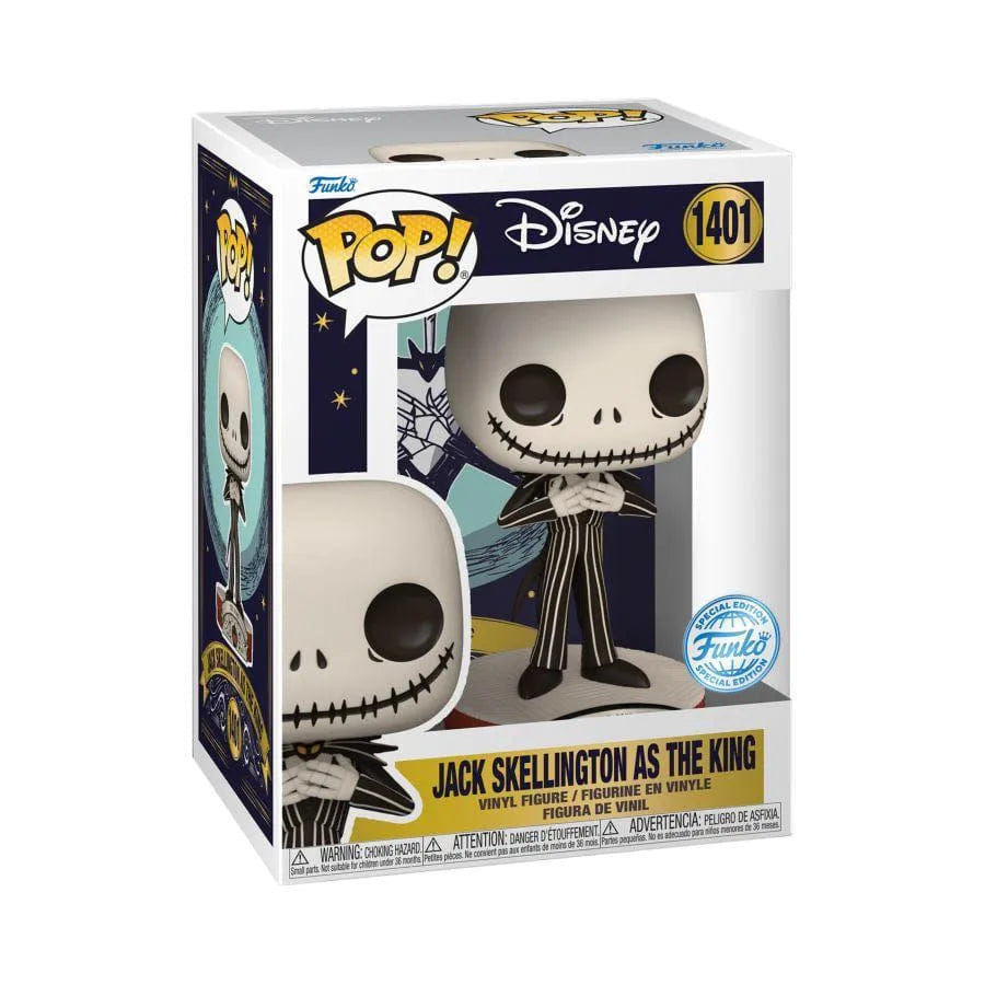 Funko The Nightmare Before Christmas - Jack Skellington as the King US Exclusive Pop! Vinyl [RS]