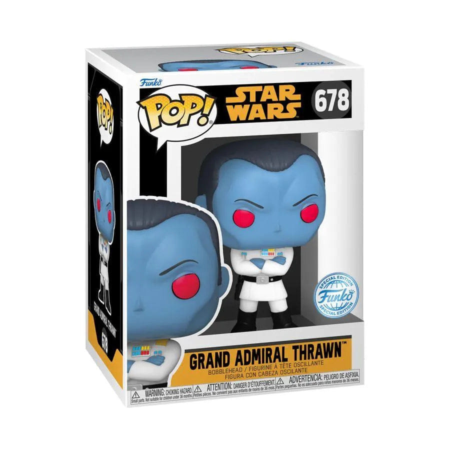 Funko Star Wars: Clone Wars 20th Anniversary - Grand Admiral Thrawn US Exclusive Pop! Vinyl [RS]