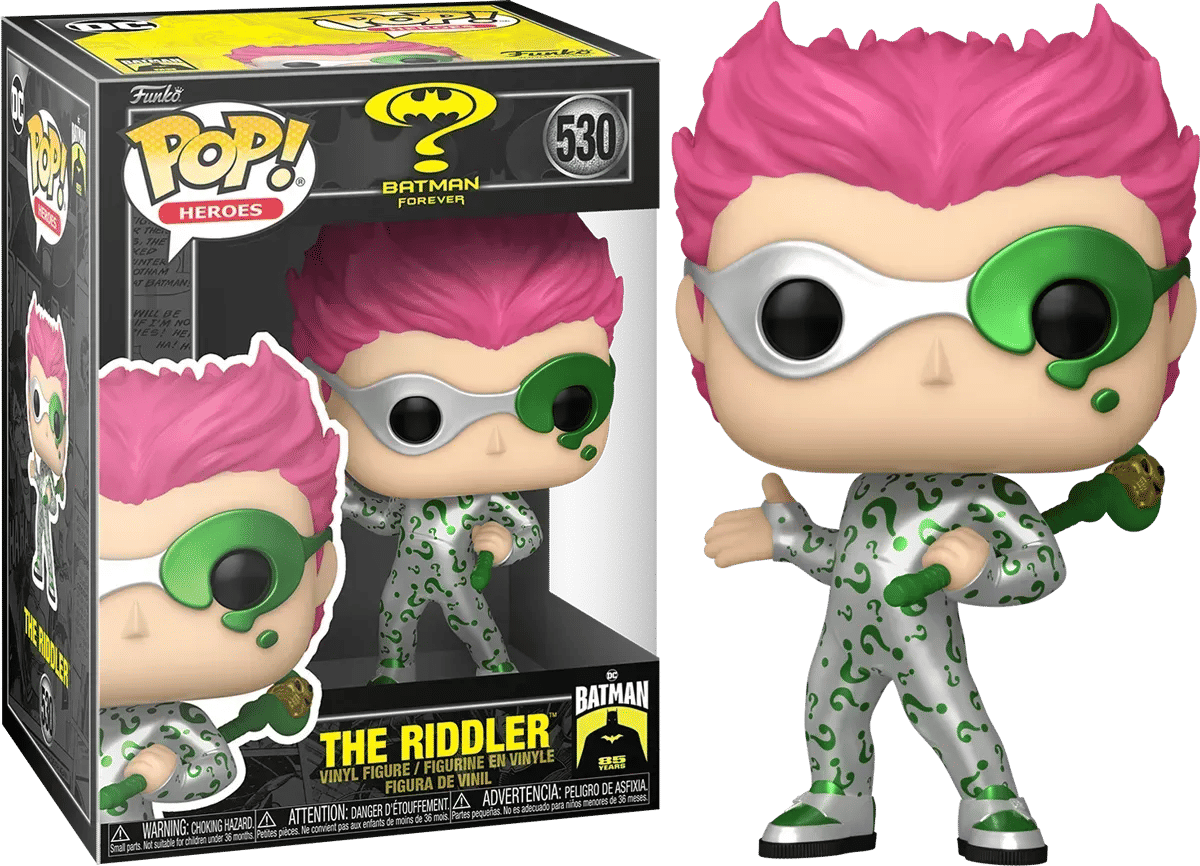 Funko Batman Forever - The Riddler 85th Batman Anniversary Metallic Pop! Vinyl