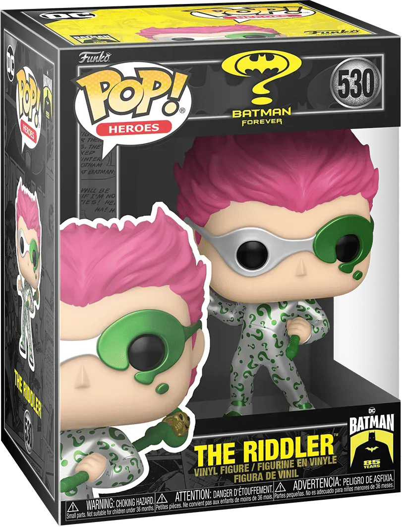Funko Batman Forever - The Riddler 85th Batman Anniversary Metallic Pop! Vinyl