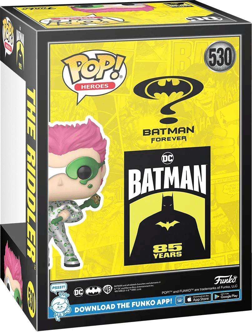 Funko Batman Forever - The Riddler 85th Batman Anniversary Metallic Pop! Vinyl