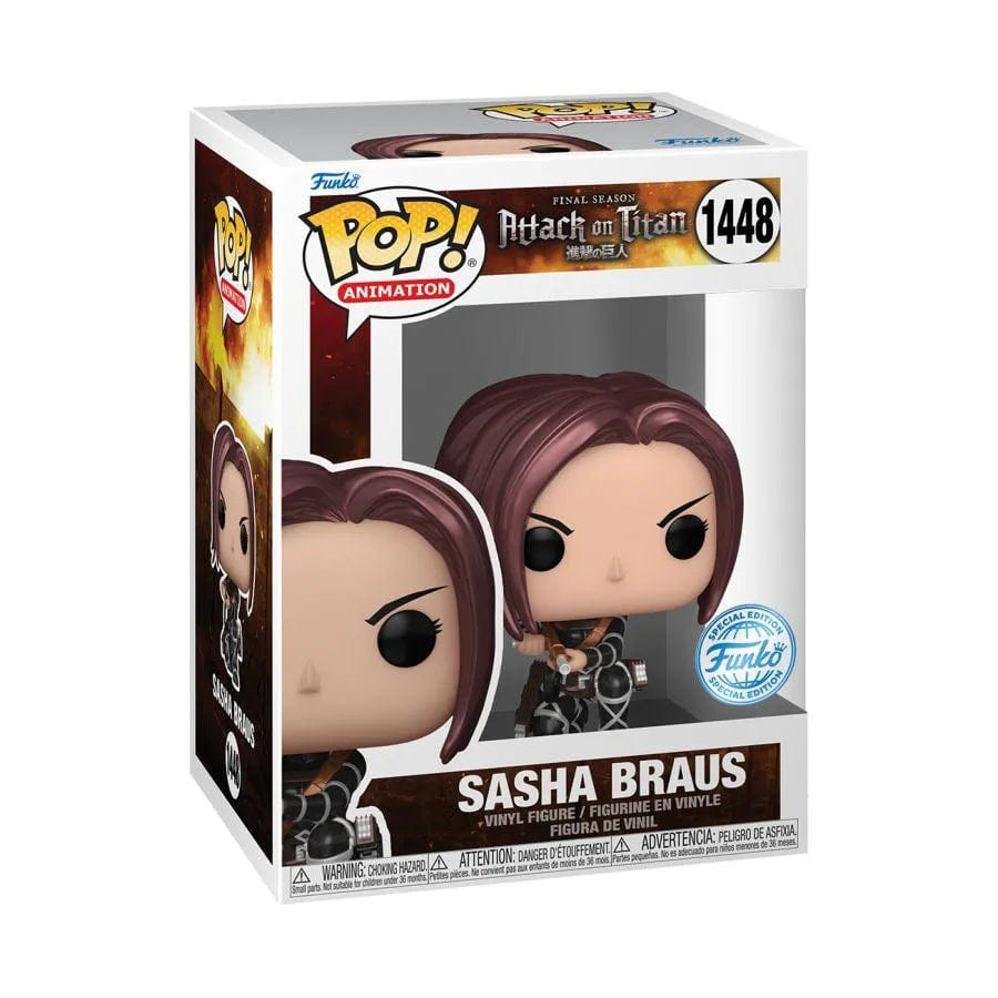 Funko Attack on Titan - Sasha Braus US Exclusive Metallic Pop! Vinyl [RS]