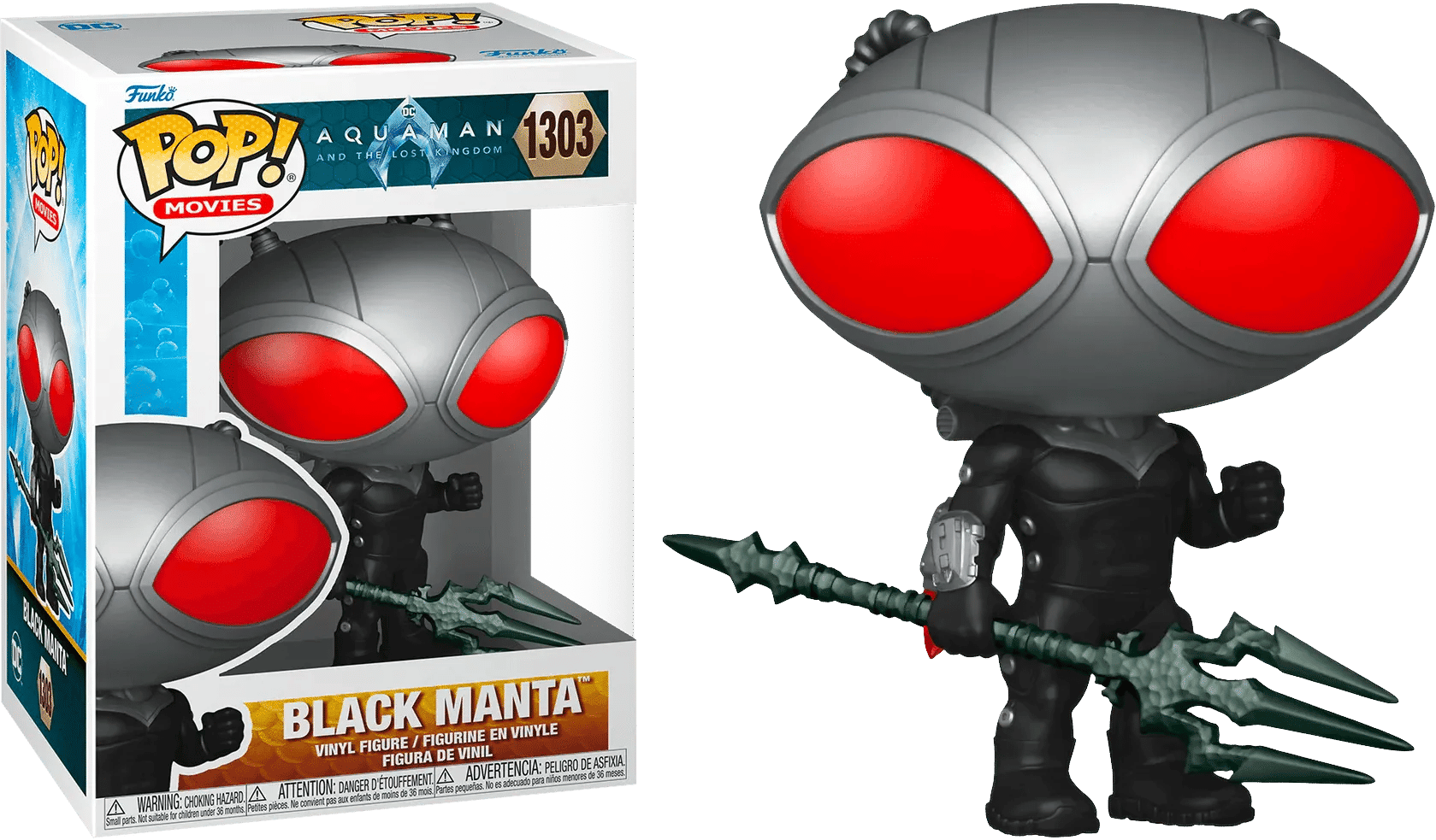 Funko Aquaman and the Lost Kingdom - Black Manta Pop! Vinyl