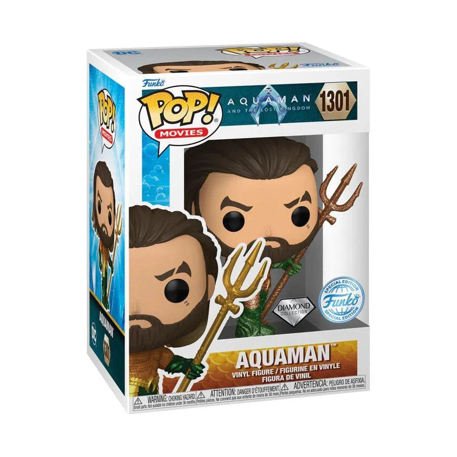 Funko Aquaman and the Lost Kingdom - Aquaman US Exclusive Diamond Glitter Pop! Vinyl [RS]