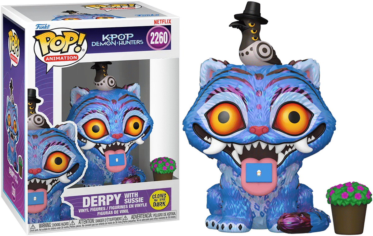 Funko K - Pop Demon Hunters - Derpy with Sussie Glow - in - the - Dark Pop! Vinyl