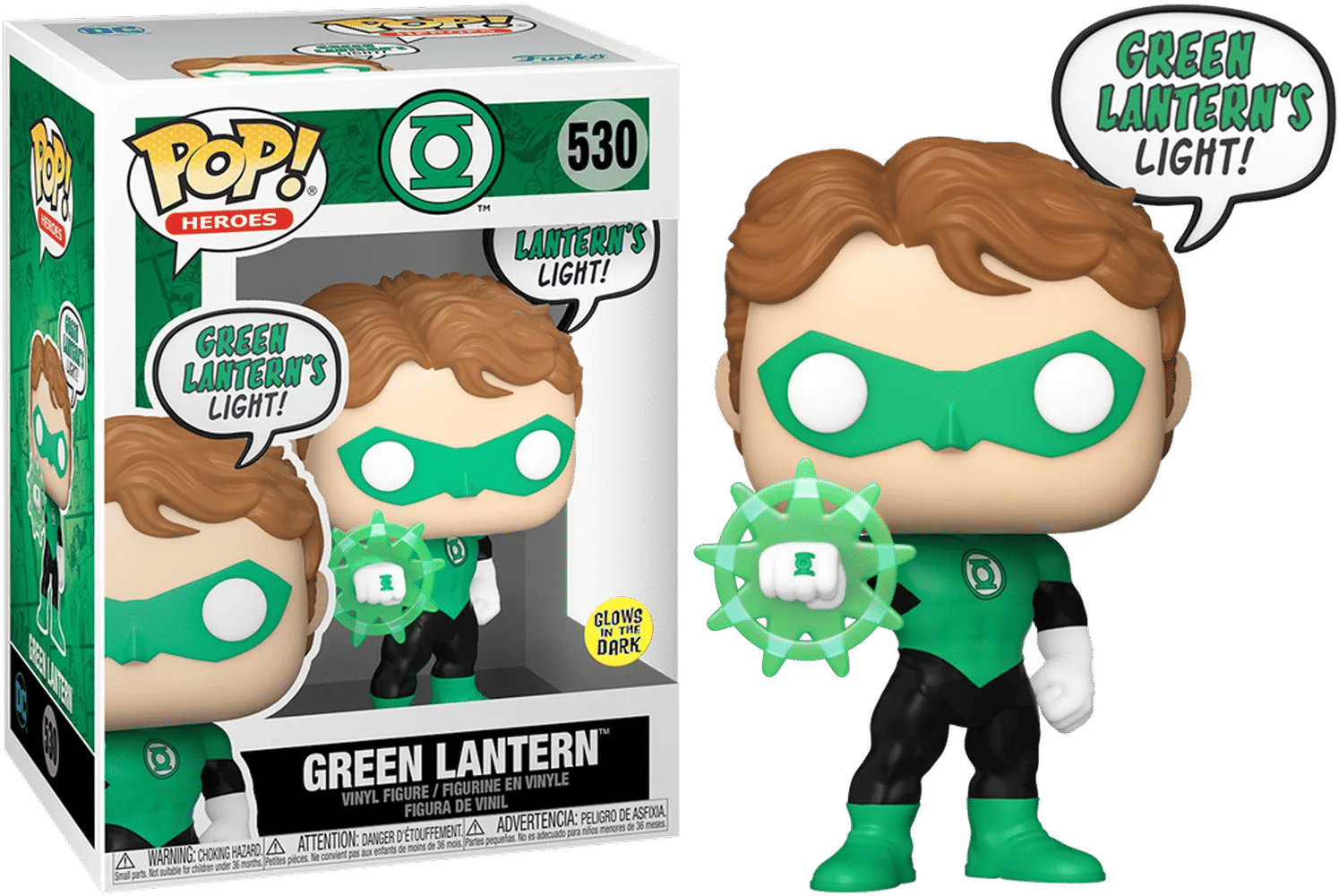 Funko DC Comics - Green Lantern "Green Lantern's Light" Glow Pop! Vinyl