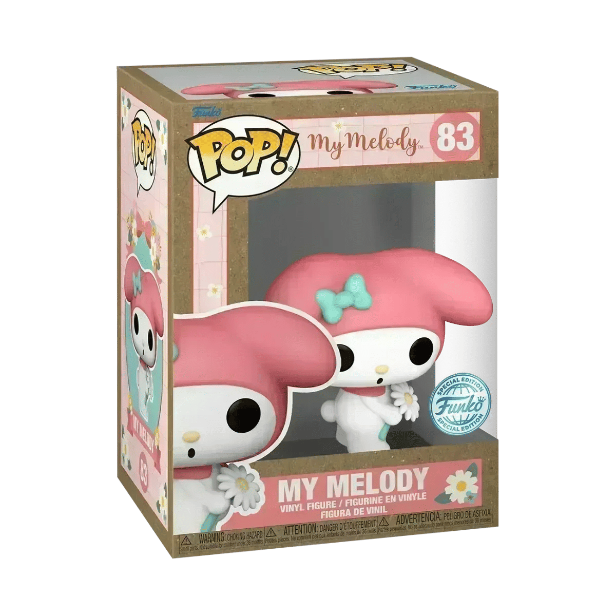 Funko Hello Kitty - My Melody (with flower) US Exclusive Pop! Vinyl [RS]