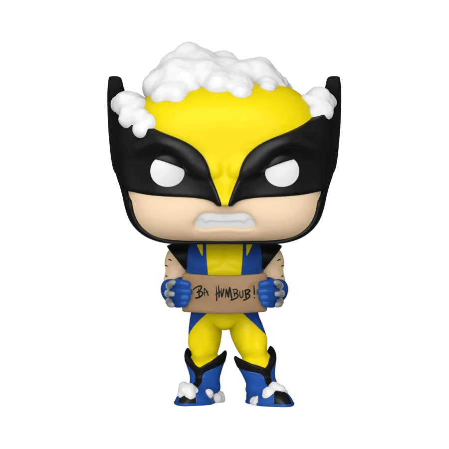 Funko Marvel Comics - Wolverine with Sign Holiday Pop! Vinyl