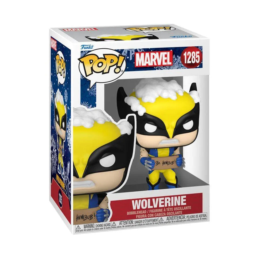 Funko Marvel Comics - Wolverine with Sign Holiday Pop! Vinyl