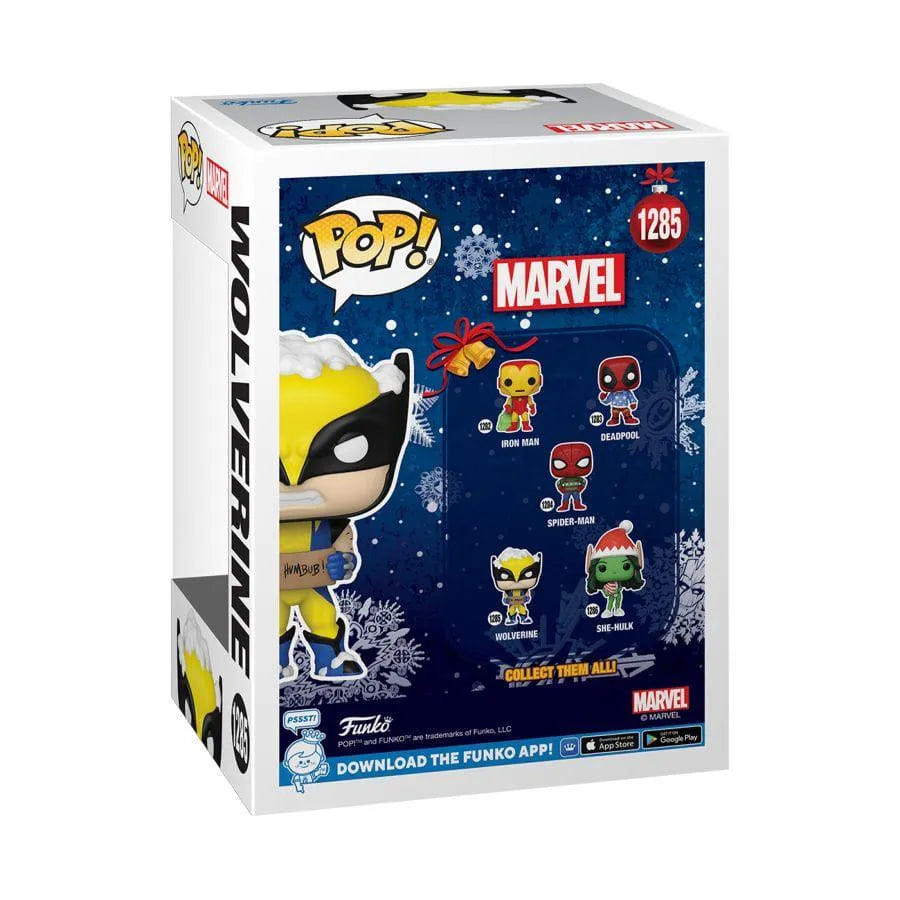 Funko Marvel Comics - Wolverine with Sign Holiday Pop! Vinyl