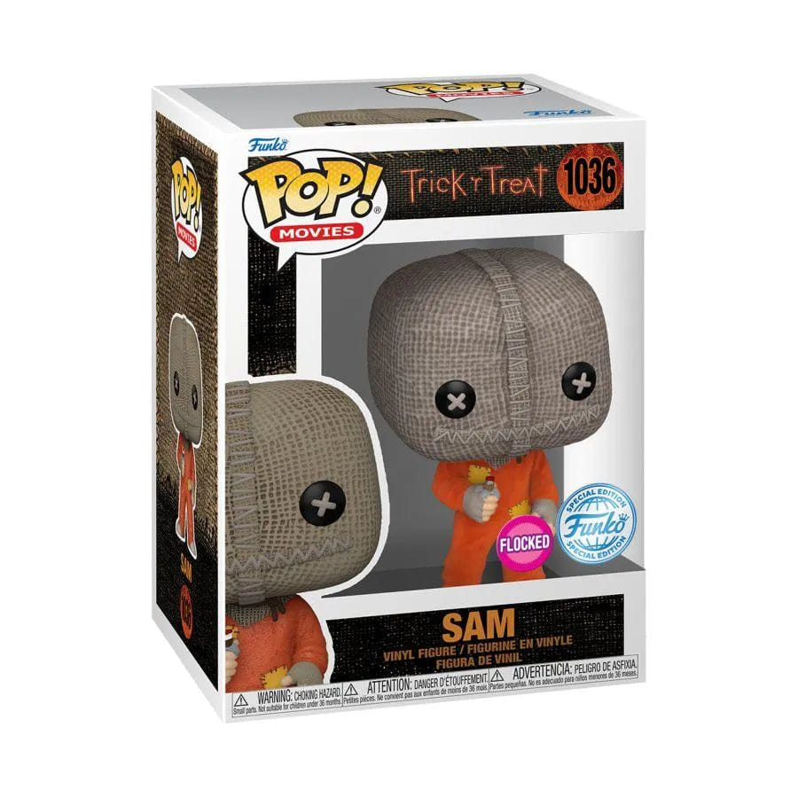 Funko Trick R Treat - Sam with razor US Exclusive Flocked Pop! Vinyl [RS]