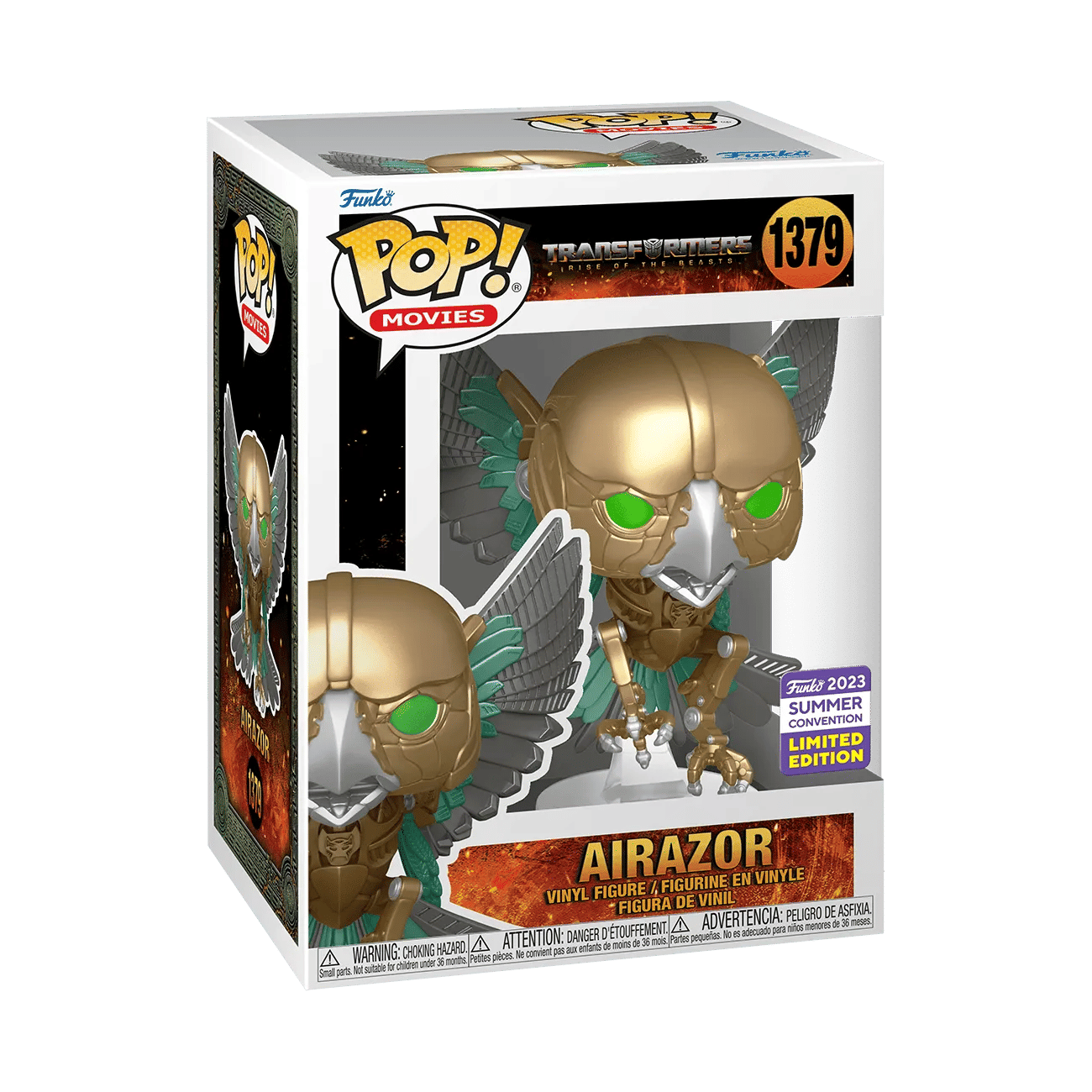 Funko Transformers: Rise of the Beasts (2023) - Airazor SDCC 2023 US Exclusive Pop! Vinyl [RS]