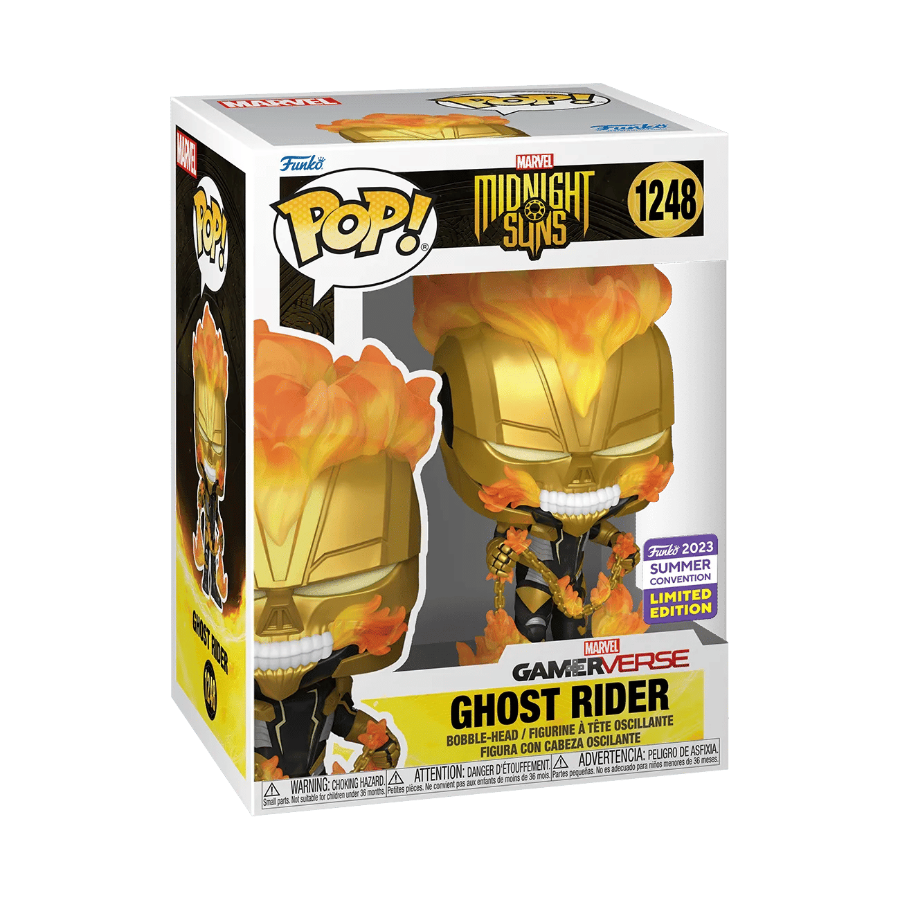 Funko Marvel Comics - Midnight Suns Ghost Rider SDCC 2023 US Exclusive Pop! Vinyl [RS]
