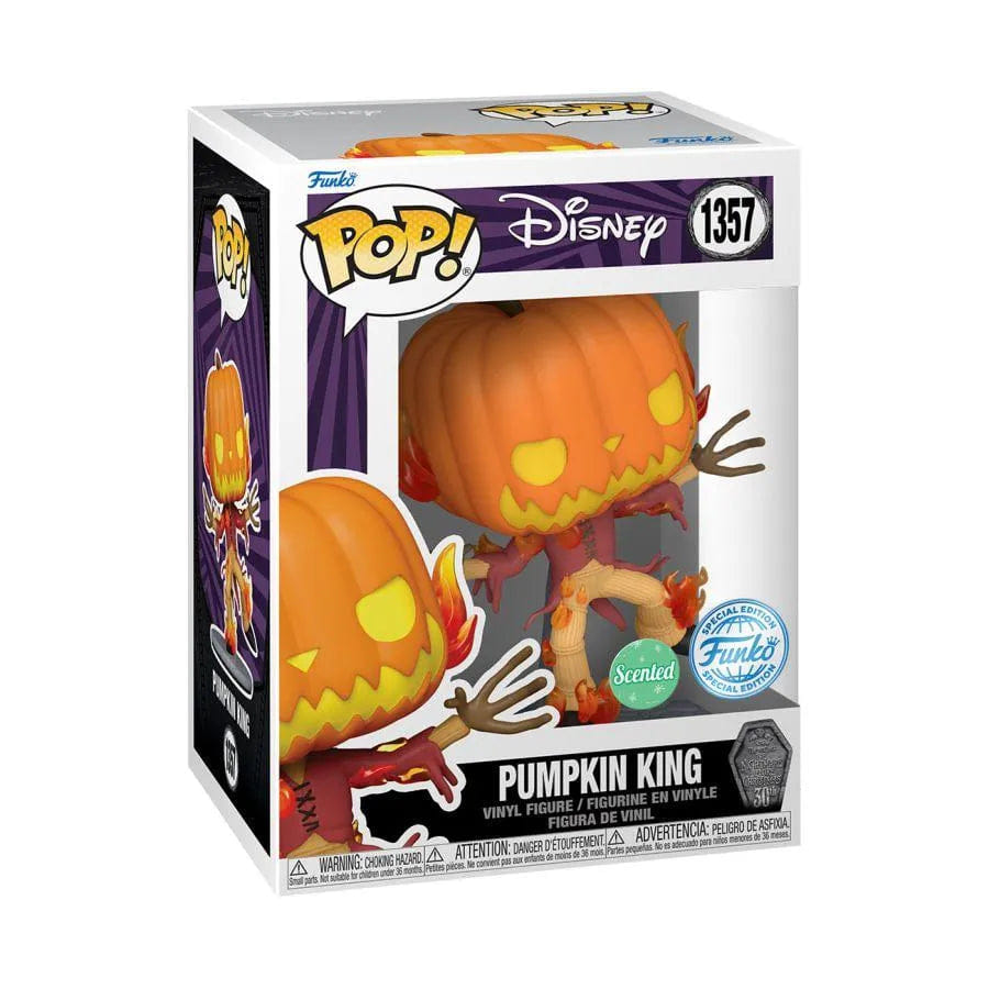 Funko The Nightmare Before Christmas - Pumpkin King 30th Anniv. US Exclusive Scented Pop! Vinyl [RS]