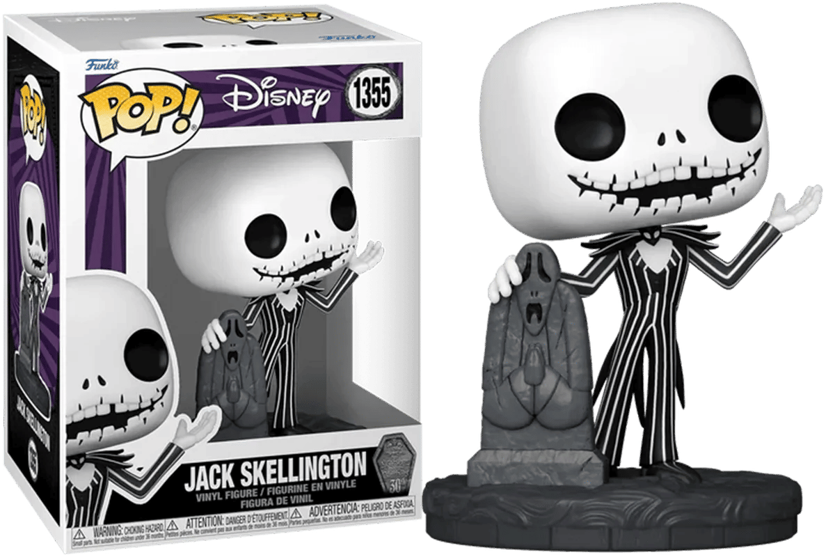 Funko The Nightmare Before Christmas - Jack with Gravestone 30th Anniversary Pop! Vinyl