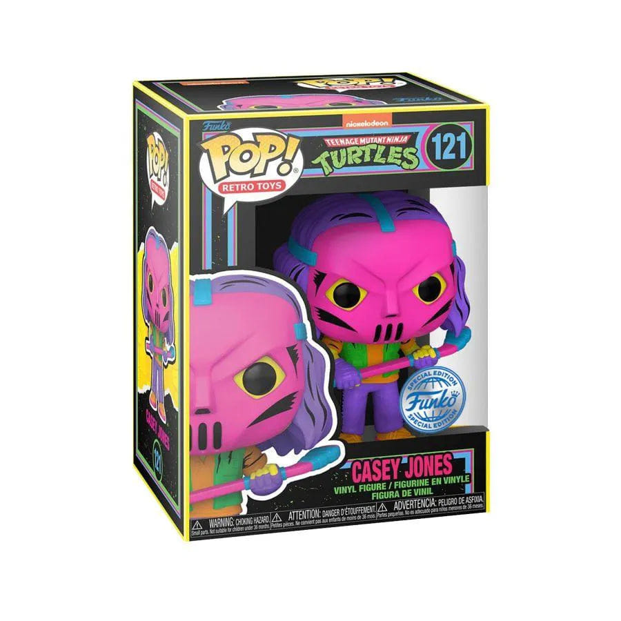 Funko Teenage Mutant Ninja Turtles (Comic) - Casey Jones US Exclusive Blacklight Pop! Vinyl [RS]