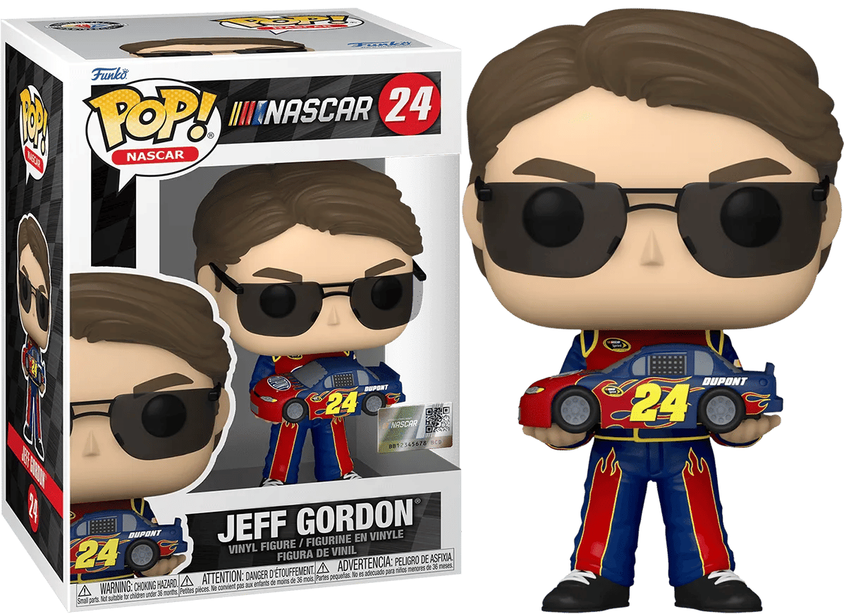 Funko Nascar - Jeff Gordon holding Mini Car Pop! Vinyl