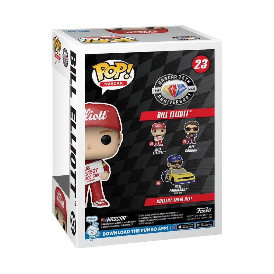 Funko Nascar - Bill Elliott holding Fastest Race Car Sign Pop! Vinyl