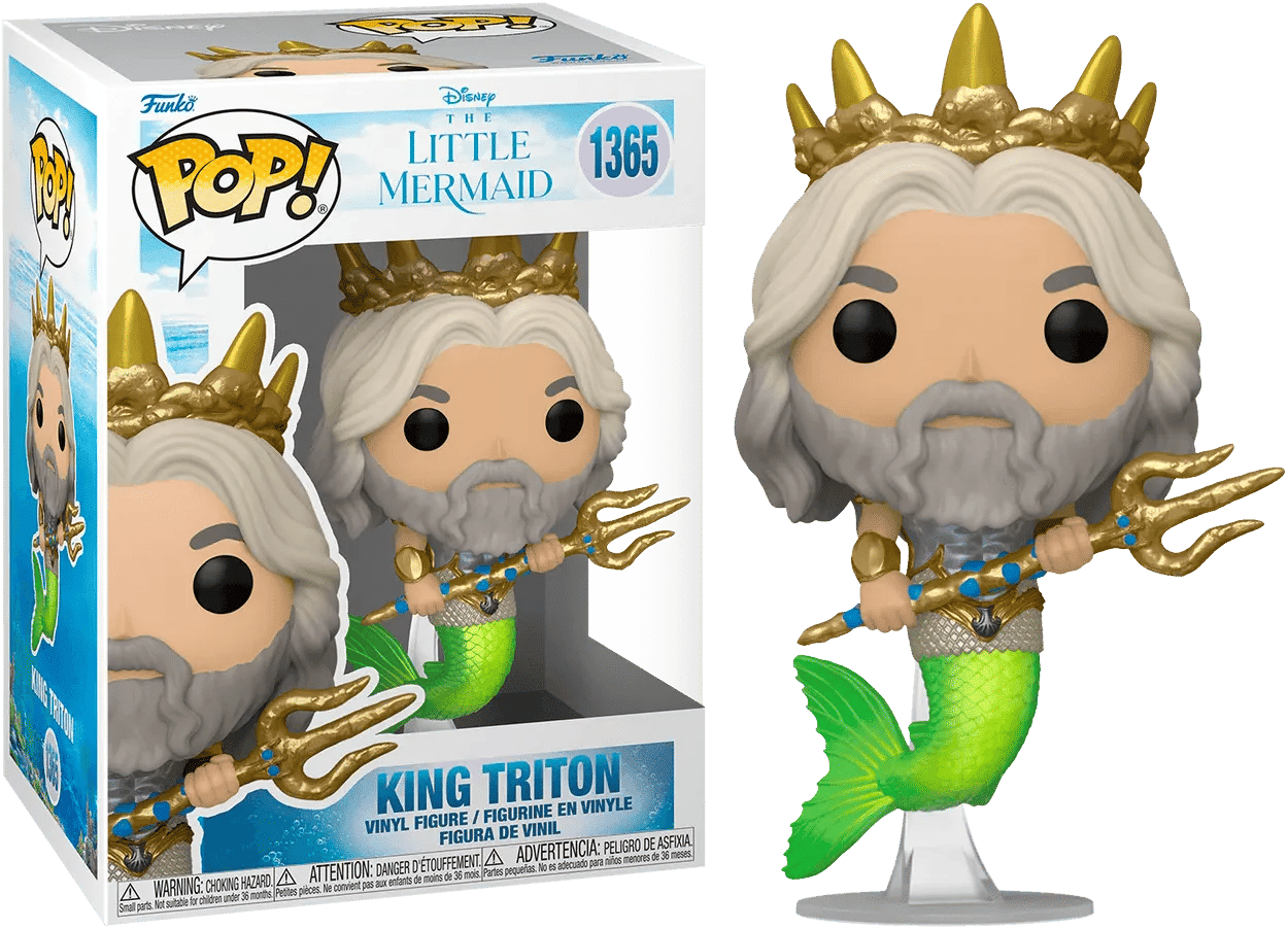 Funko Little Mermaid (2023) - King Triton Pop! Vinyl
