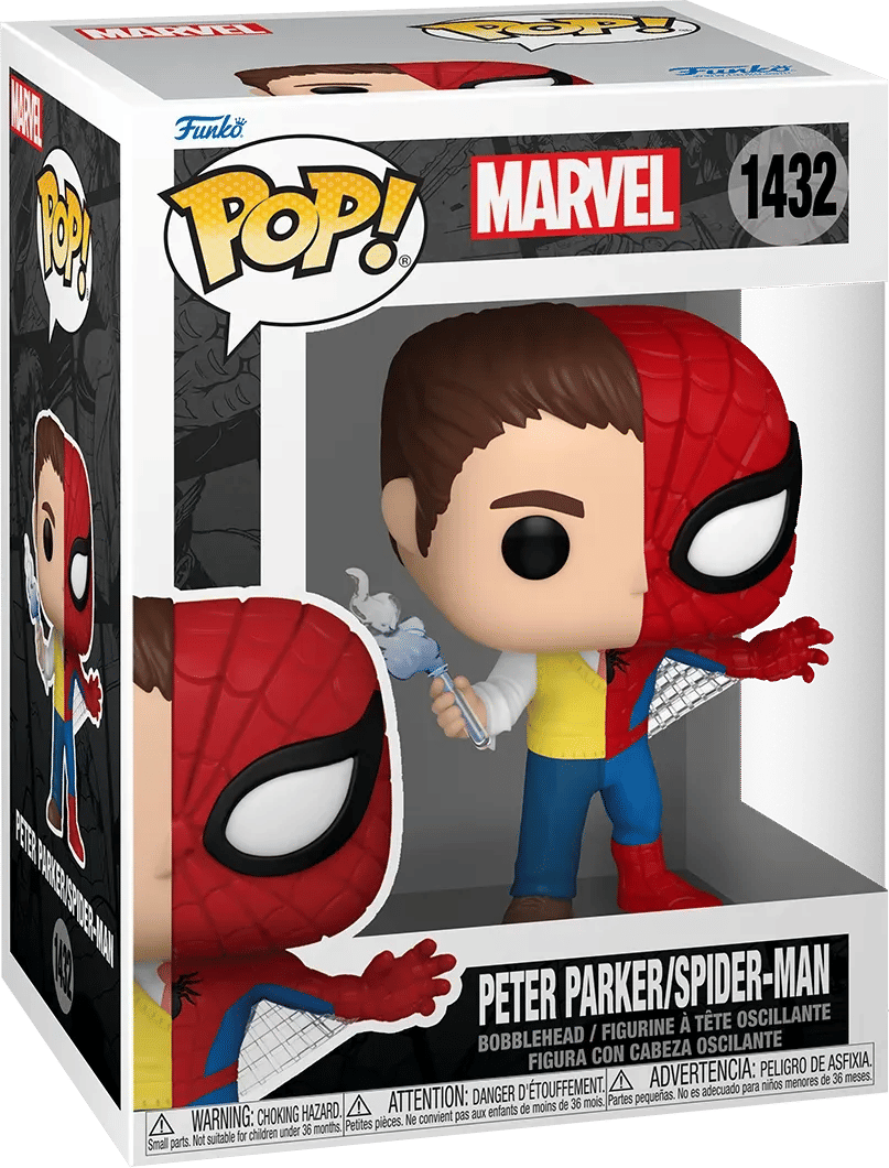 Funko Marvel Comics - Spider - Man/Peter Parker Split Pop! Vinyl