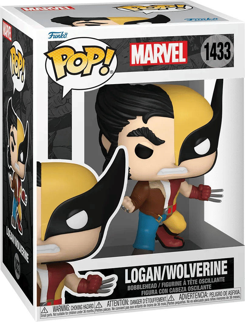 Funko Marvel Comics - Wolverine/Logan Split Pop! Vinyl