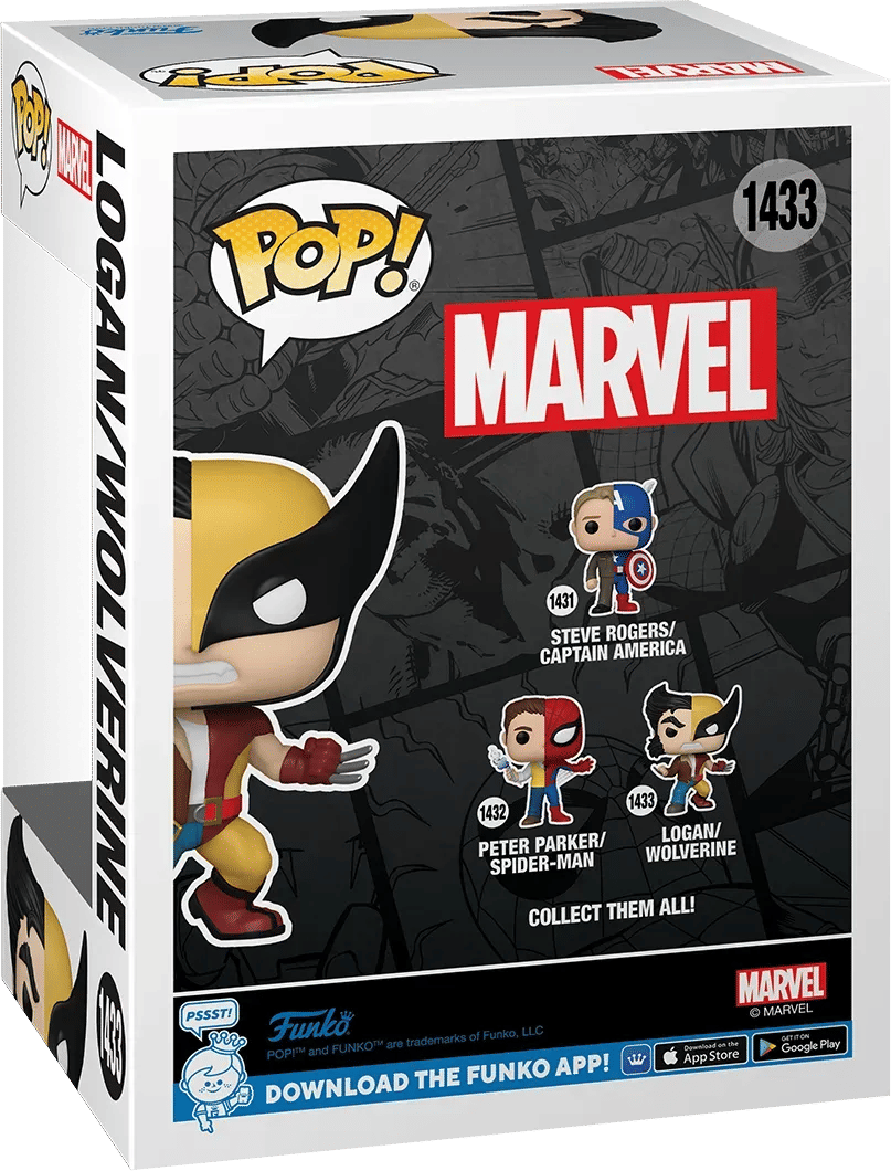 Funko Marvel Comics - Wolverine/Logan Split Pop! Vinyl
