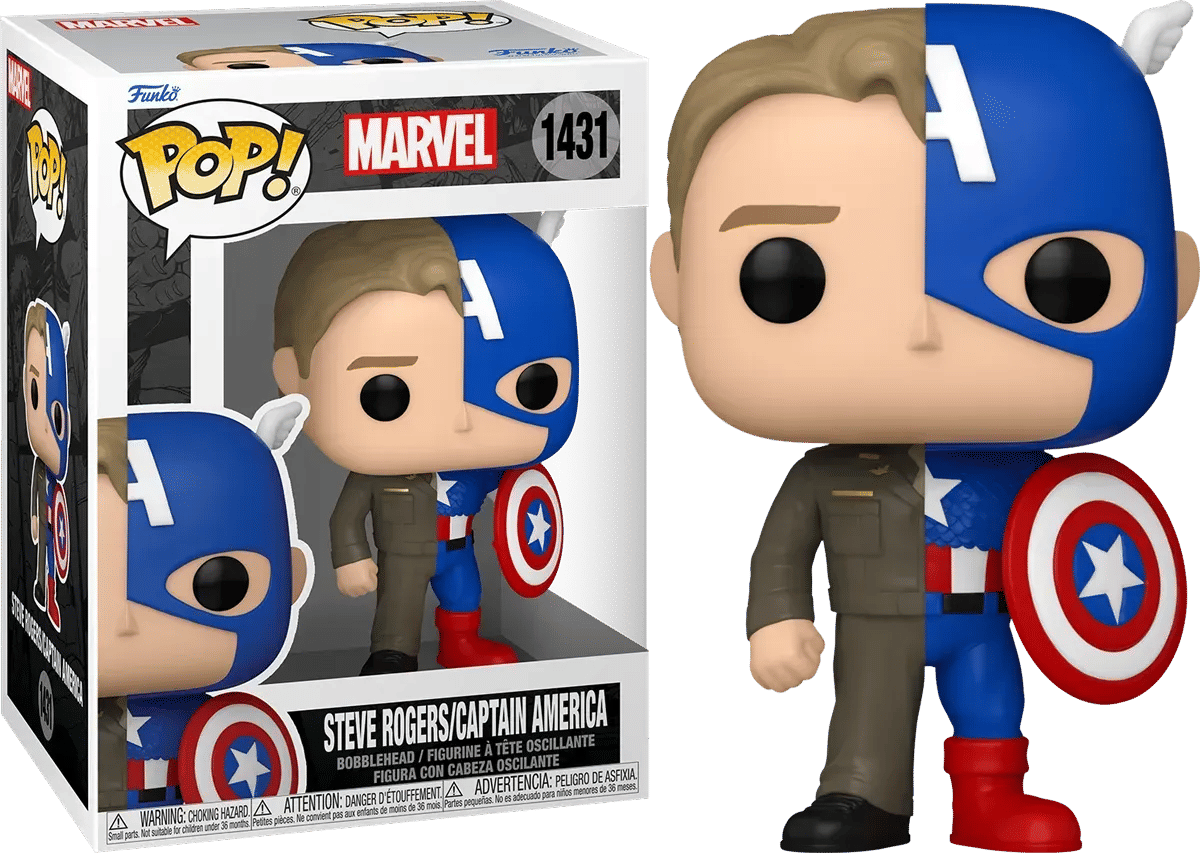 Funko Marvel Comics - Captain America/Steve Rogers: Split Pop! Vinyl