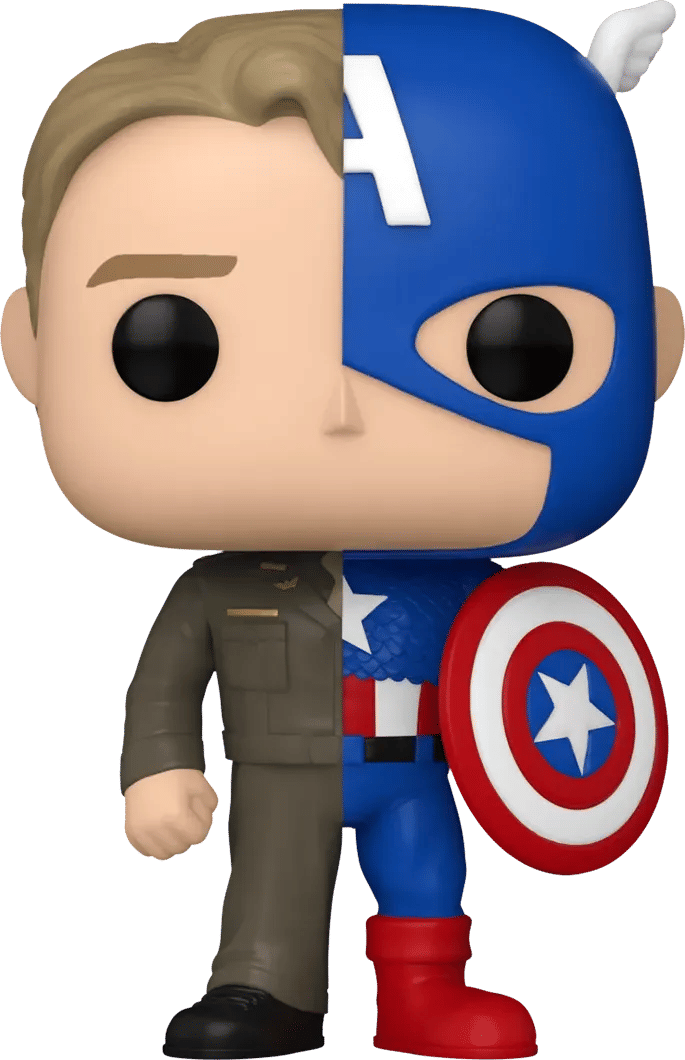 Funko Marvel Comics - Captain America/Steve Rogers: Split Pop! Vinyl