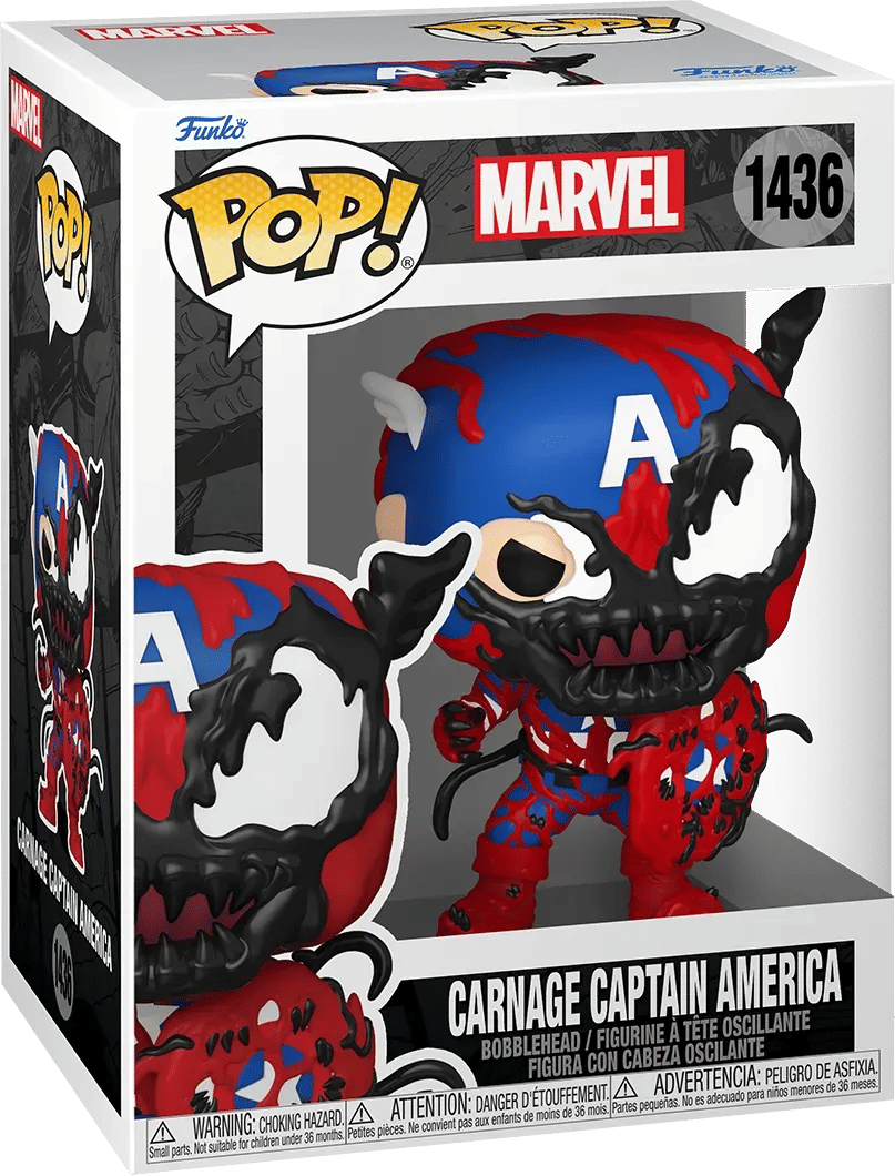 Funko Marvel: Carnageized - Captain America Pop! Vinyl