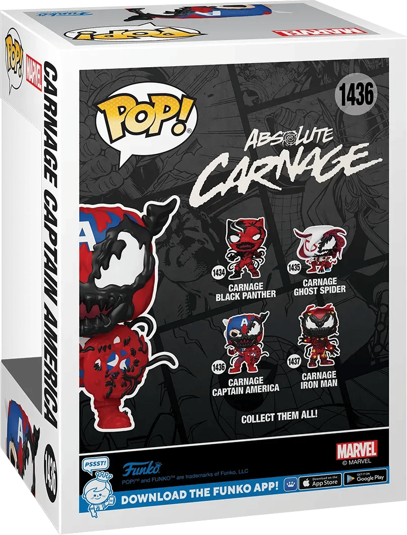 Funko Marvel: Carnageized - Captain America Pop! Vinyl