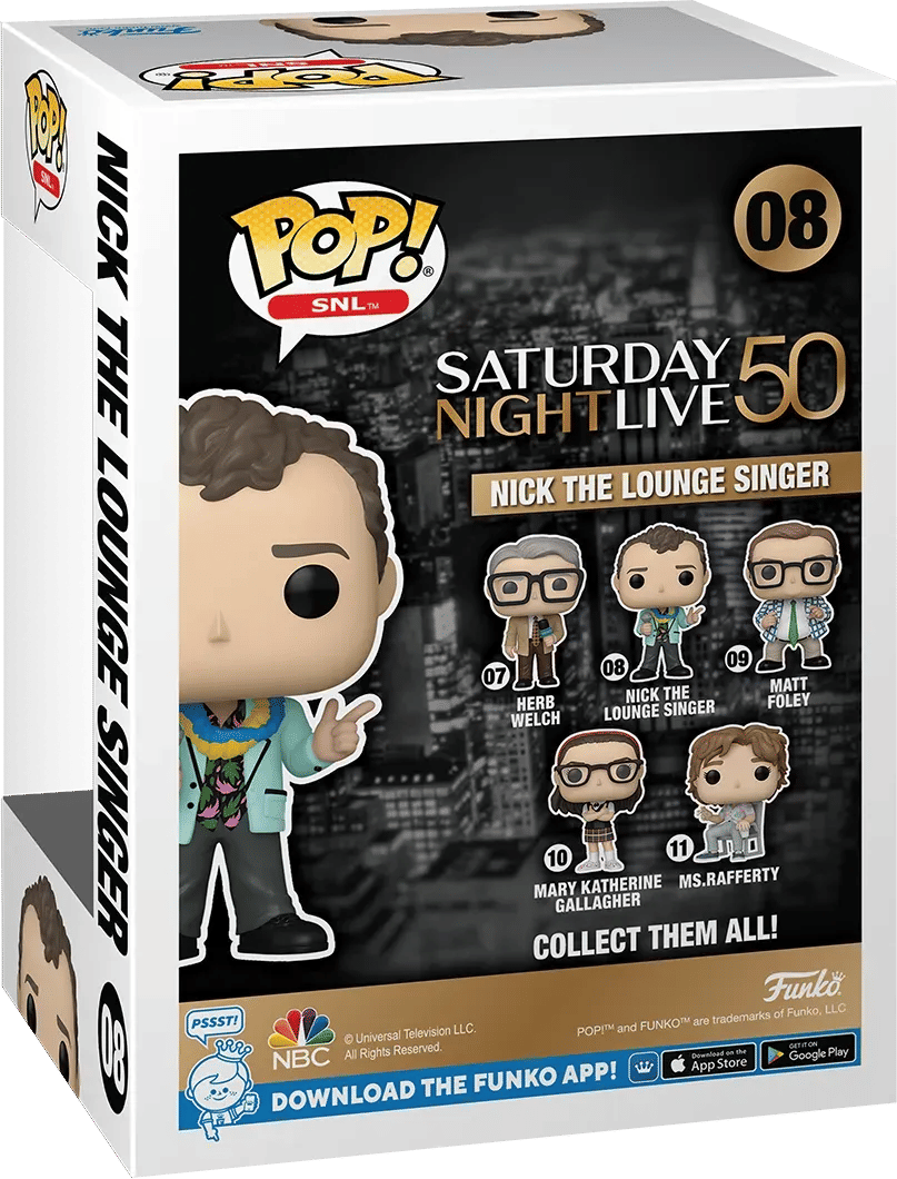 Funko Saturday Night Live: 50th Anniversary - Nick the Lounge Singer Pop! Vinyl