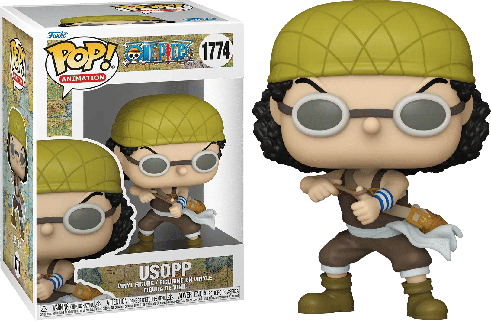 Funko One Piece - Usopp with Rubber Band Pop! Vinyl