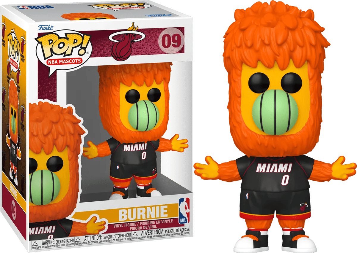 Funko NBA: Mascots - Miami Burnie Pop! Vinyl