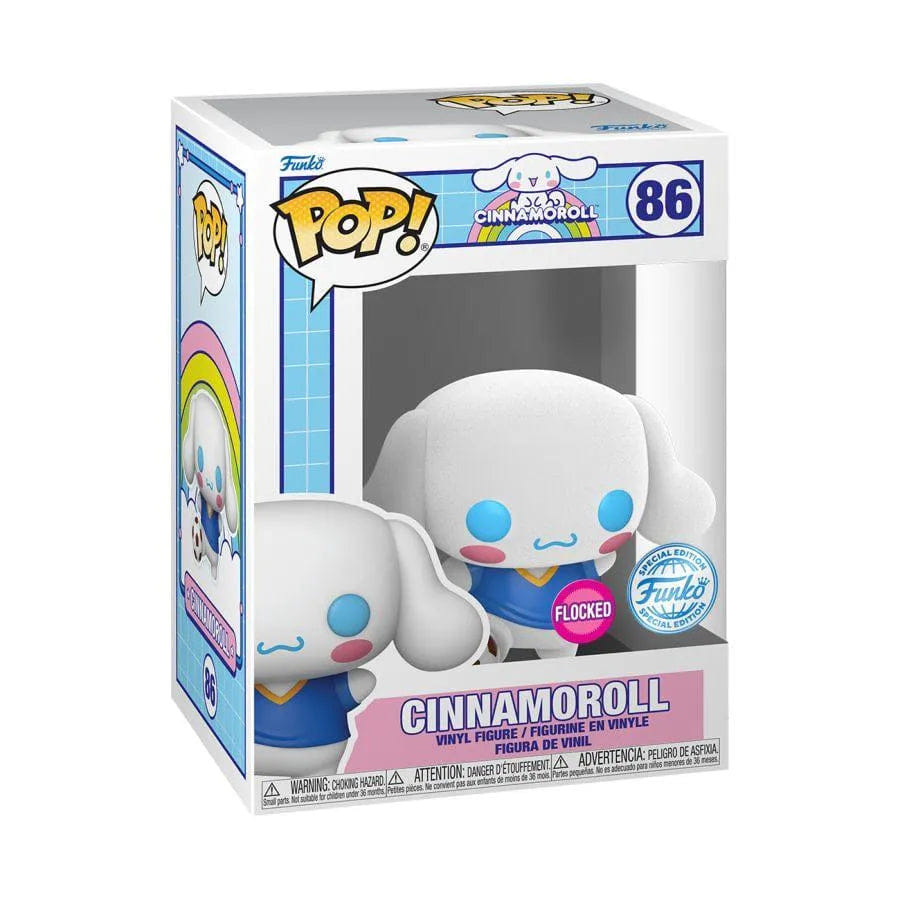 Funko Sanrio - Cinnamoroll (with Soccer Ball) US Exclusive Flocked Pop! Vinyl [RS]