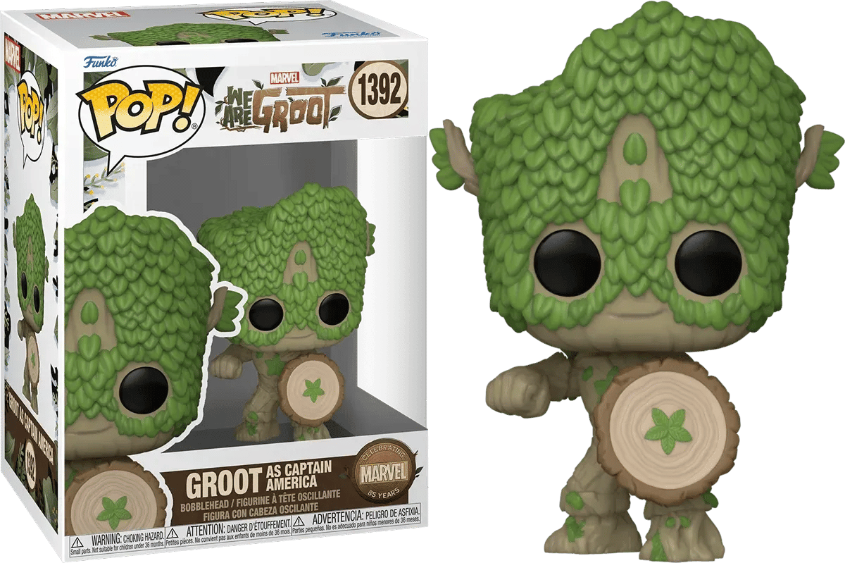 Funko We Are Groot - Groot Captain America (Marvel: 85th Anniversary) Pop! Vinyl