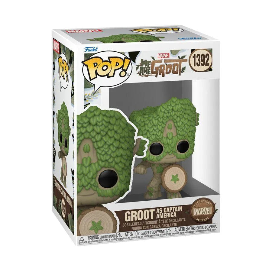 Funko We Are Groot - Groot Captain America (Marvel: 85th Anniversary) Pop! Vinyl