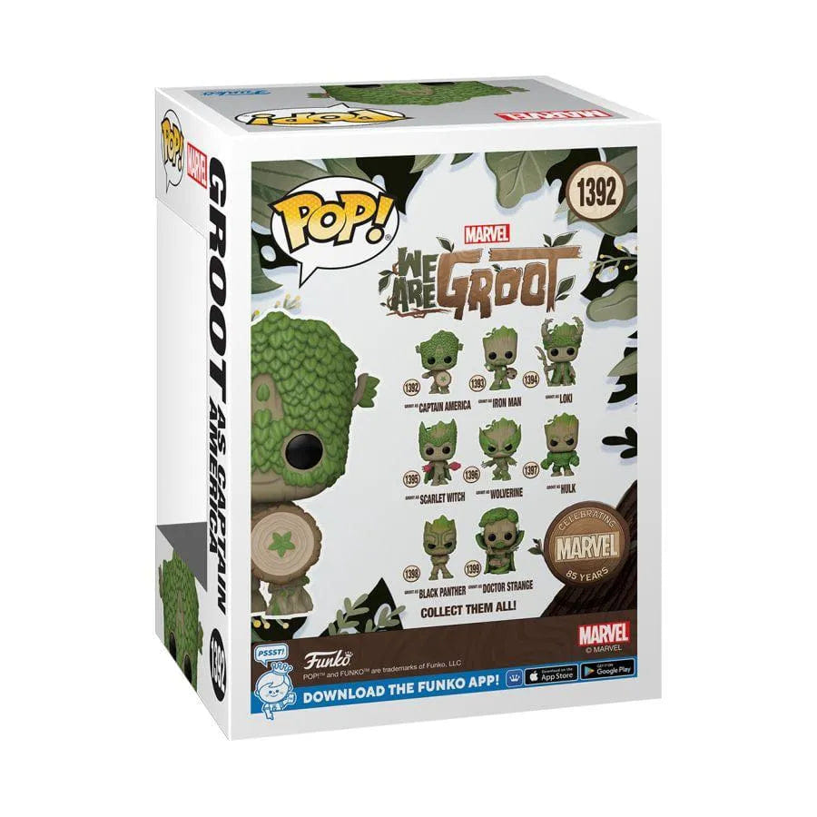 Funko We Are Groot - Groot Captain America (Marvel: 85th Anniversary) Pop! Vinyl